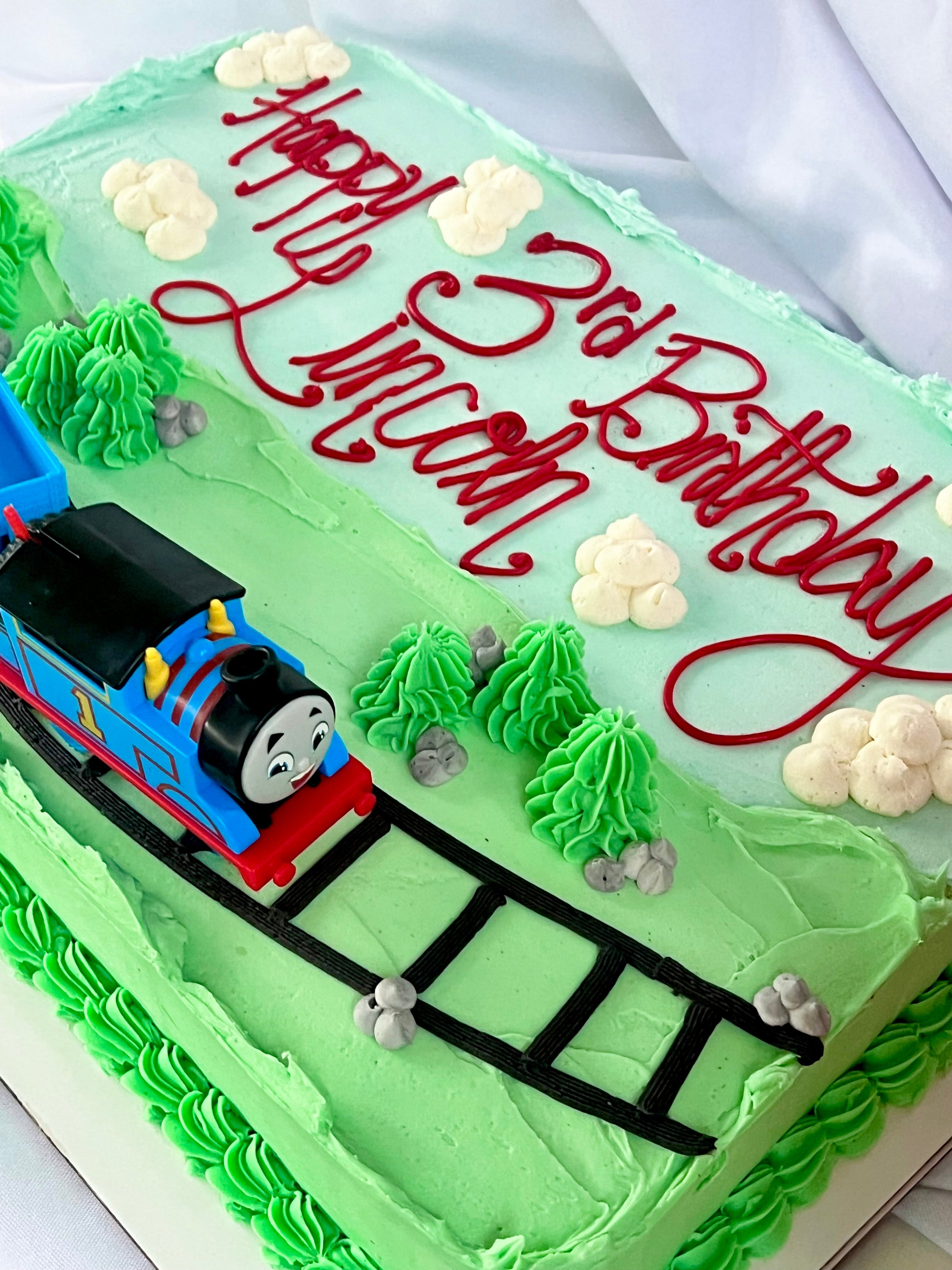 Train Sheet Cake Mini Snack Confections